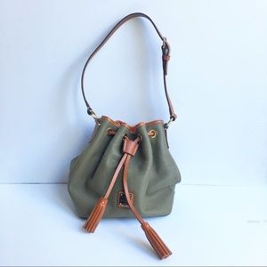 Dooney and Bourke Green Leather Handbags